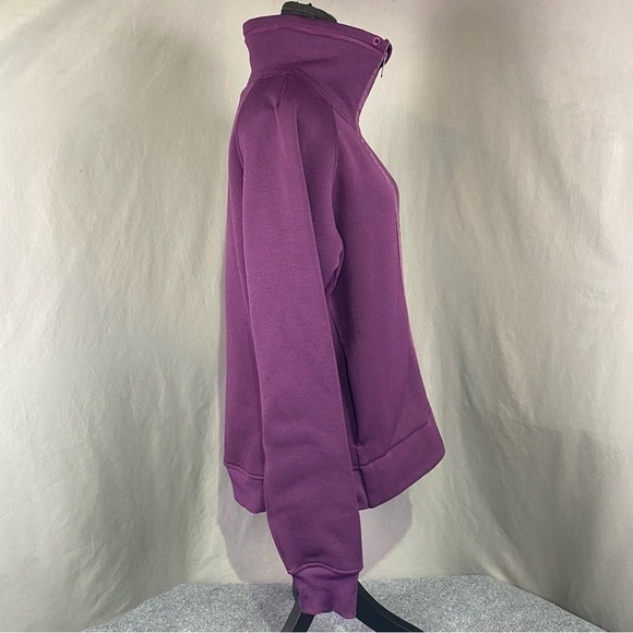 Lululemon Kick The Cold Jacket Darkest Magenta Athleisure Activewear Women’s 12 - Picture 10 of 13